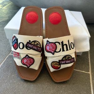 Chloe fun slides, fantastic condition worn twice. Size 36